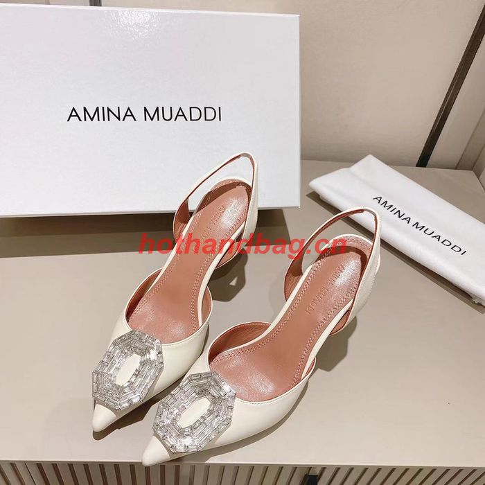 Amina Muaddi Shoes AMS00027 Heel 8.5CM Amina Muaddi Shoes AMS00027 Heel 8.5CM